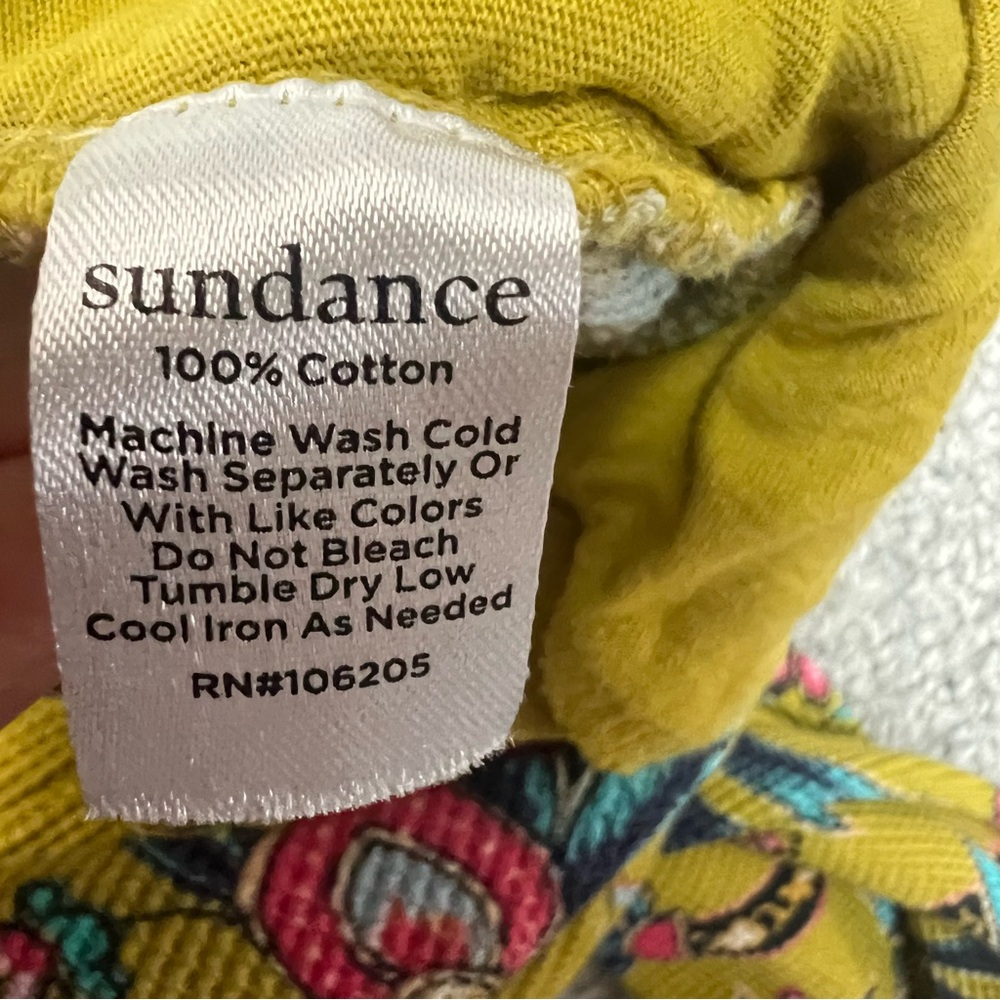 Sundance Pants Womens Medium Floral Waffle Knit Joggers Loungewear Thermal - Picture 7 of 9